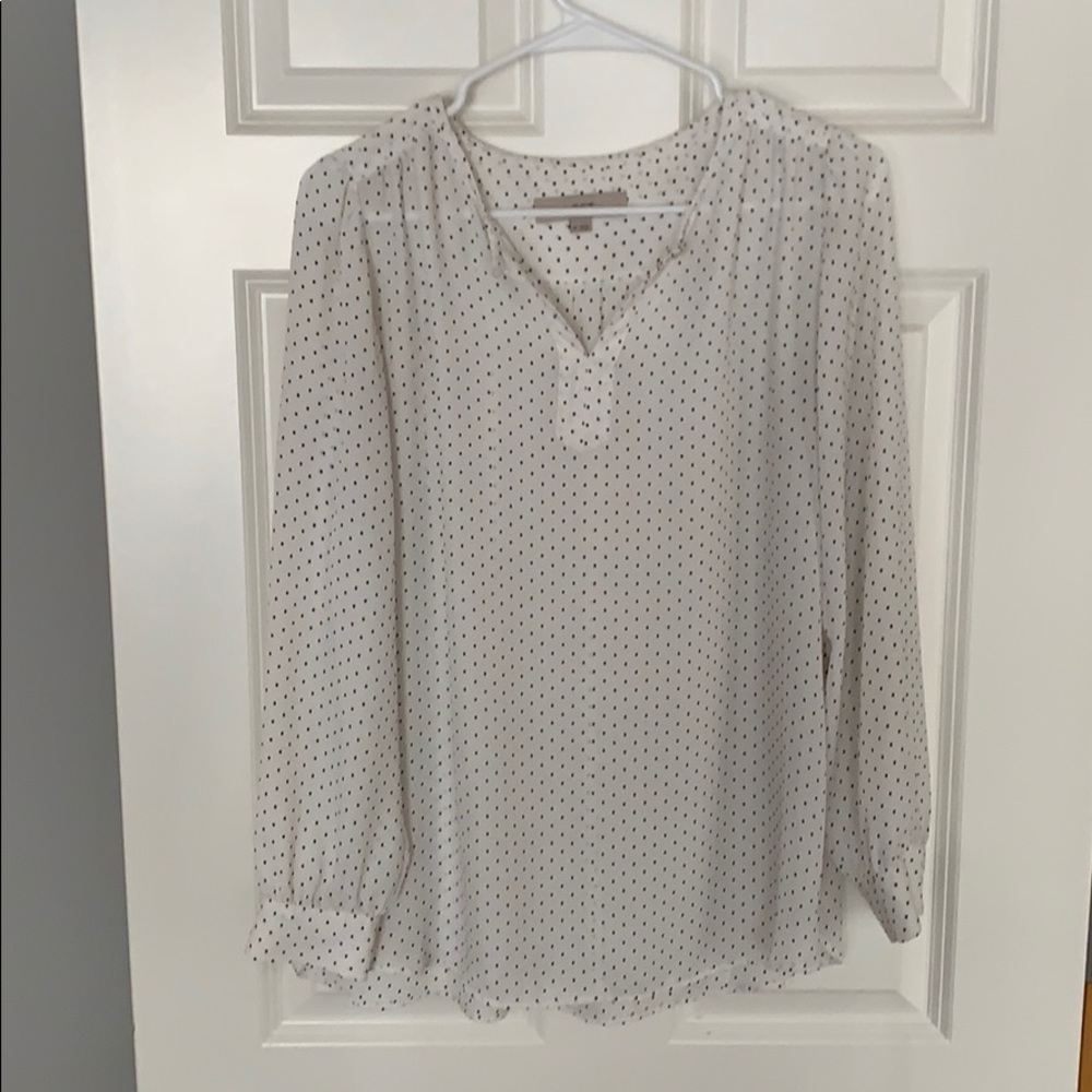 Polkadot Long Sleeve Blouse